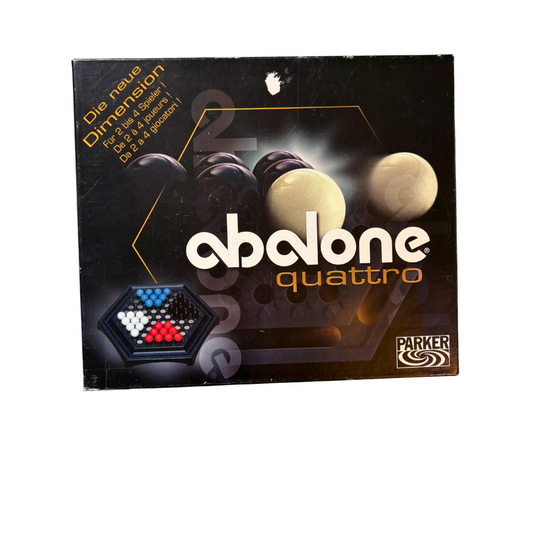 Abalone Quattro Spiel Gesellschaftsspiel Brettspiel Parker 2004  Vollständig - Ansicht 1