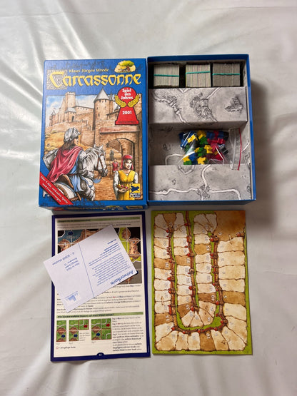 Carcassonne Hans im Glück2001 Altes Layout Legespiel Gesellschafts  Vollständig - Ansicht 2