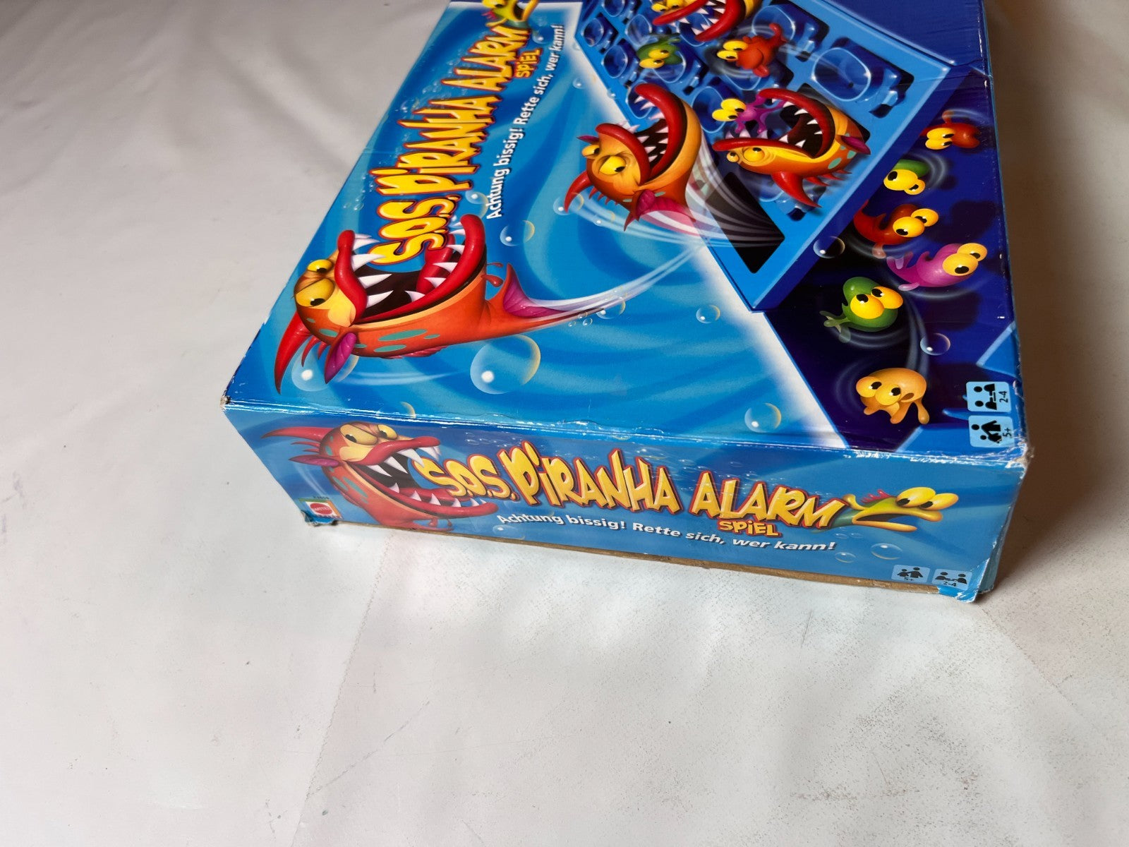 SOS Piranha Alarm  Mattel  Kinderspiel  ab 5 Jahre  Vollständig - Ansicht 6