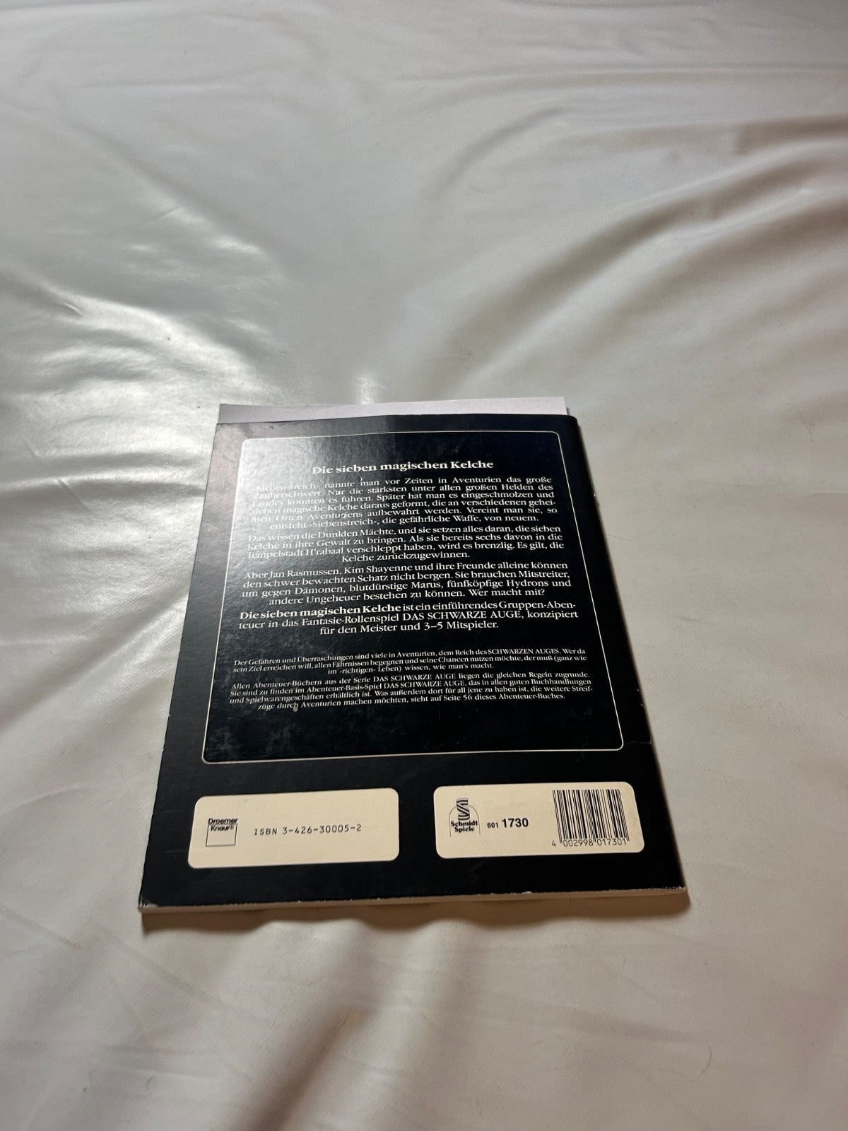 Detailfoto 9 – SKU A11869 – Rollenspiel-Buch gebraucht bei Brettspielimperium