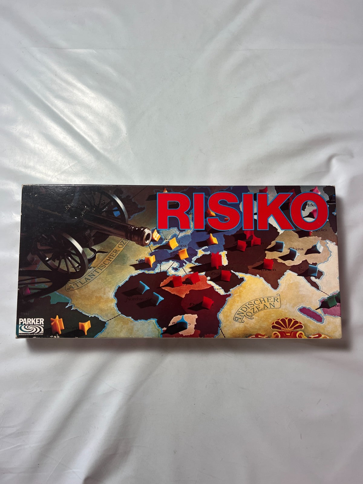 Brettspiel  RISIKO ERSTAUSGABE Schwarz  PARKER 1975  Vollständig - Ansicht 4