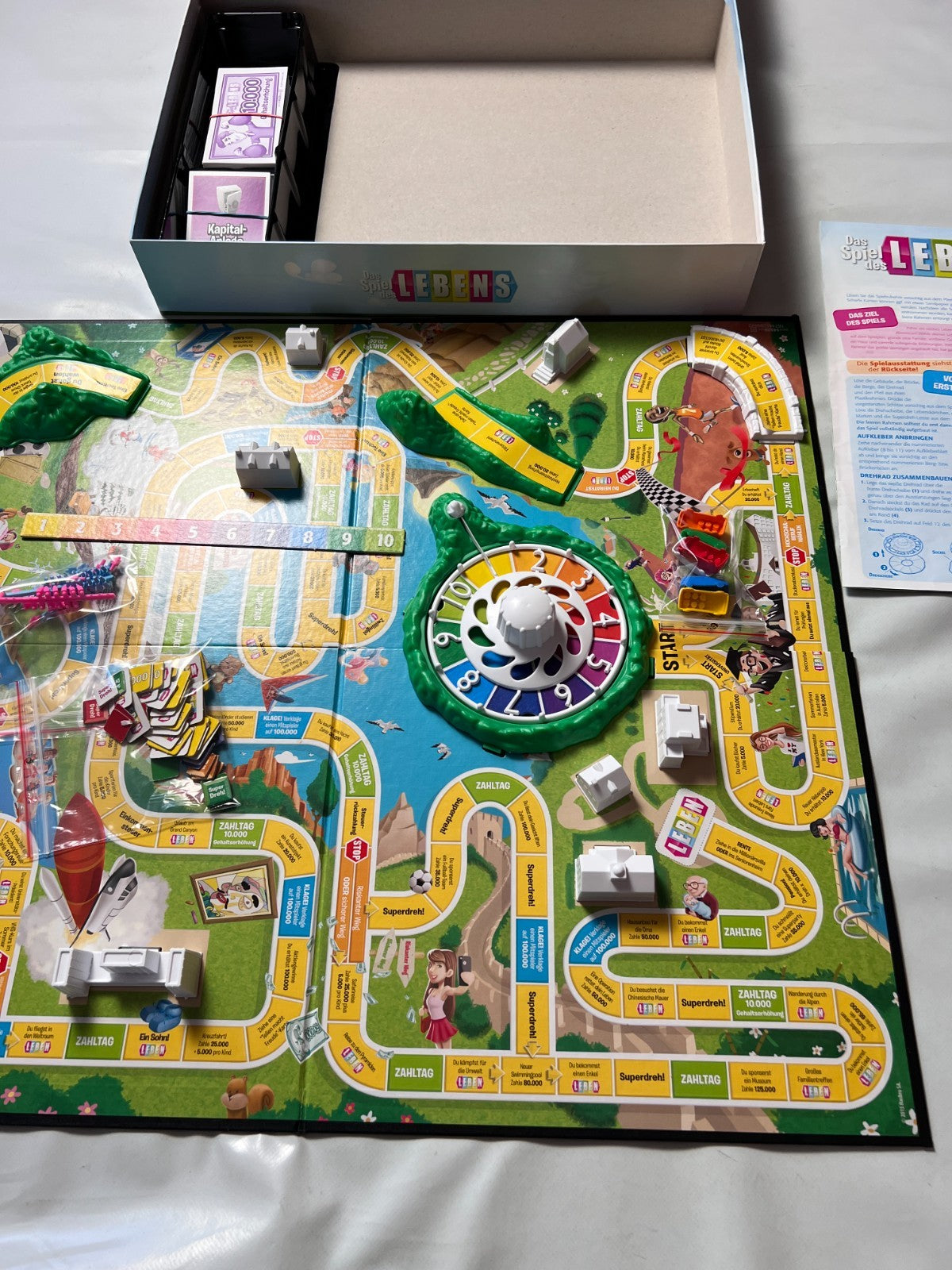 Das Spiel des Lebens Original Hasbro 2015 Brettspiel  Vollständig - Ansicht 7