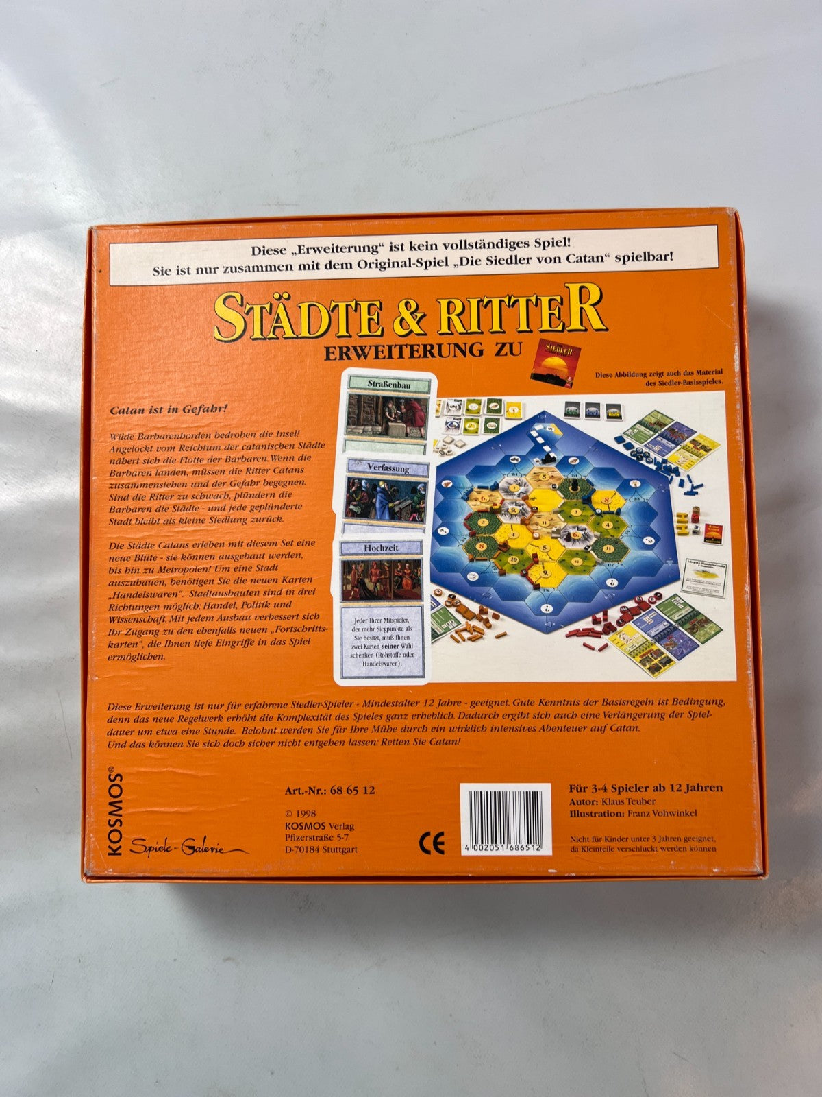 Die Siedler von Catan Städte und Ritter Erweiterung HOLZ  Vollständig - Ansicht 10