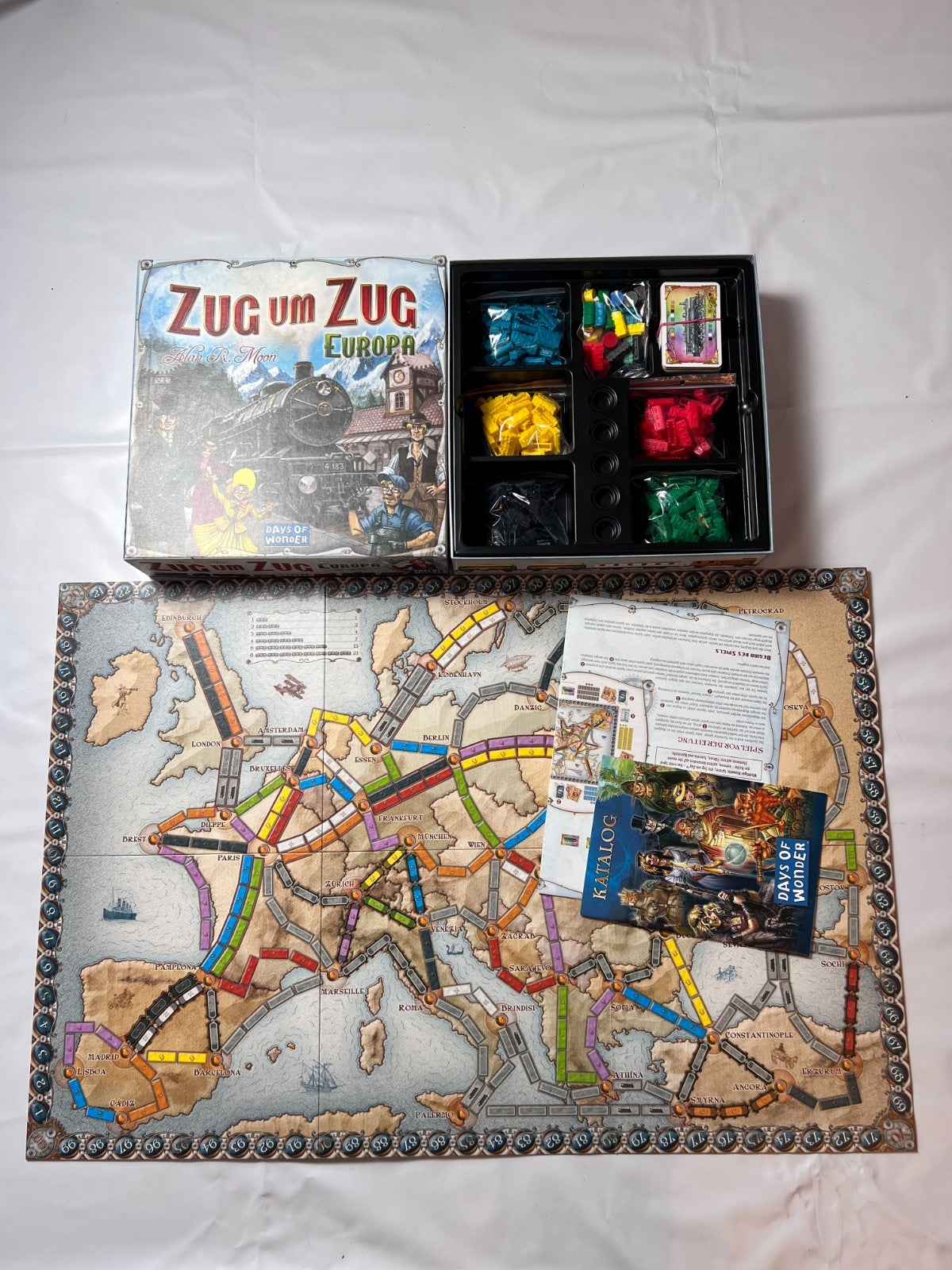 Zug um Zug Europa - Days of Wonder - Vollständig - Ansicht 2