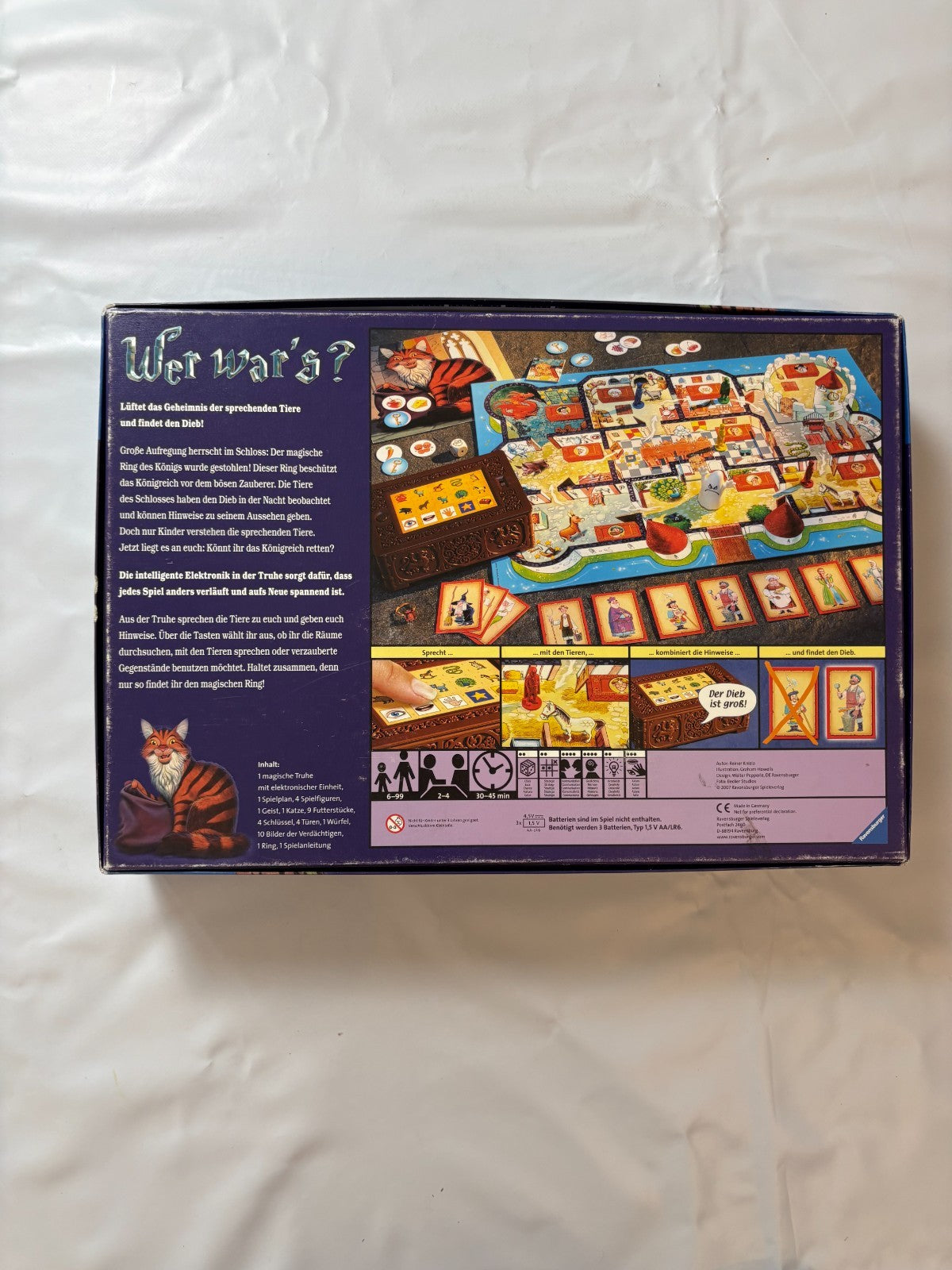 Wer war's? Ravensburger 2007 Brettspiel Gesellschaftsspiel Getestet- Vollständig - Ansicht 9