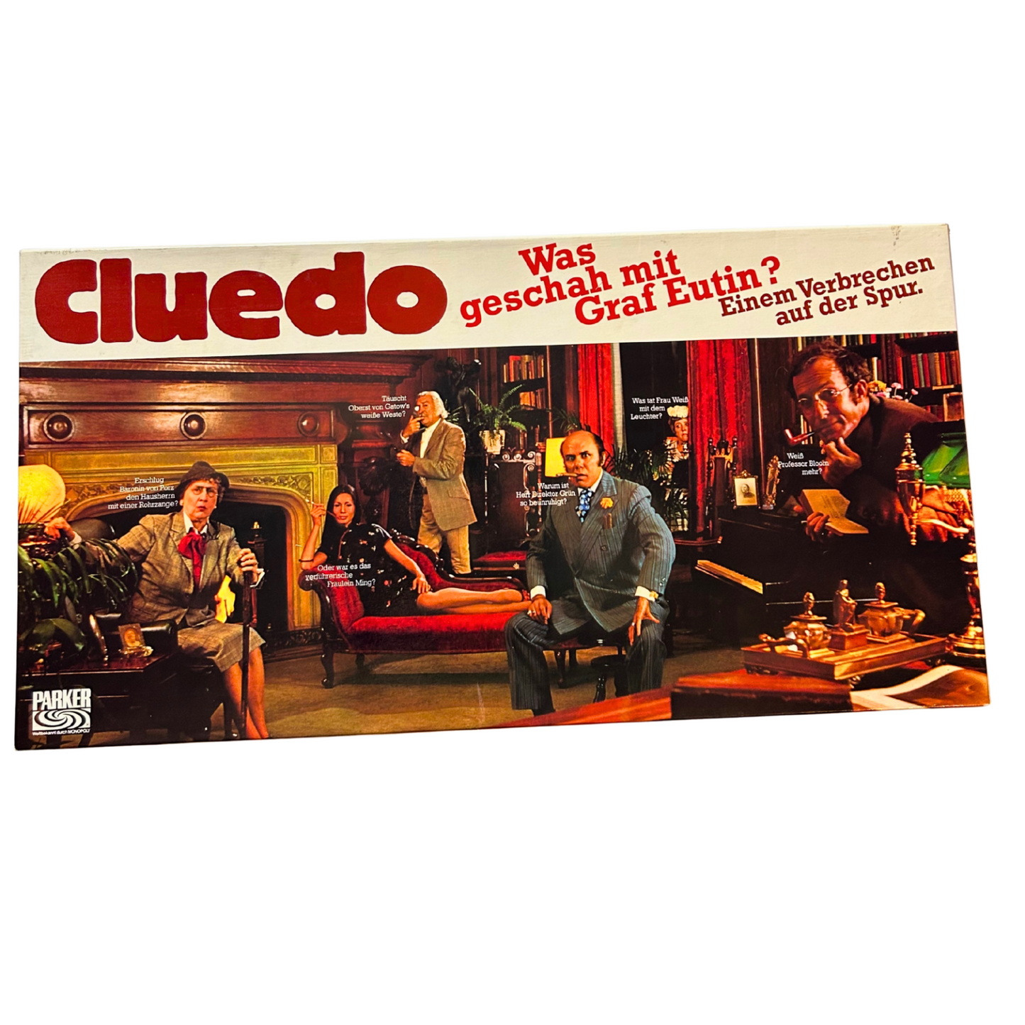 CLUEDO Was geschah mit Graf Eutin?  Parker 1992  Vollständig - Ansicht 1