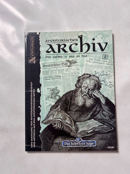 DSA 4 Das schwarze Auge Aventurisches Archiv Die Jahre 17 bis 20 Hal 10281 Heft - Ansicht 2
