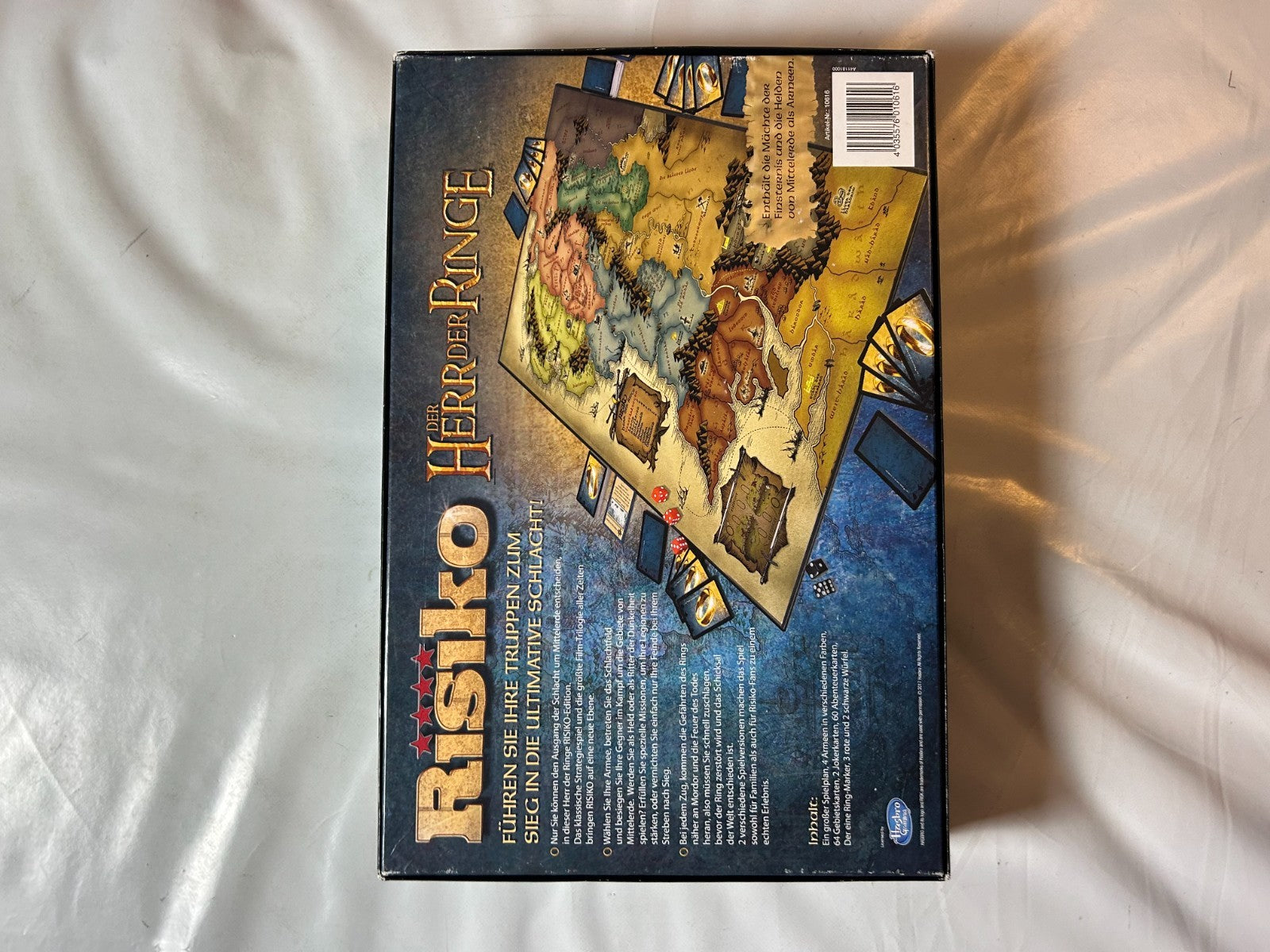 Risiko  Herr der Ringe  Erobere Mittelerde  Hasbro  Vollständig - Ansicht 11