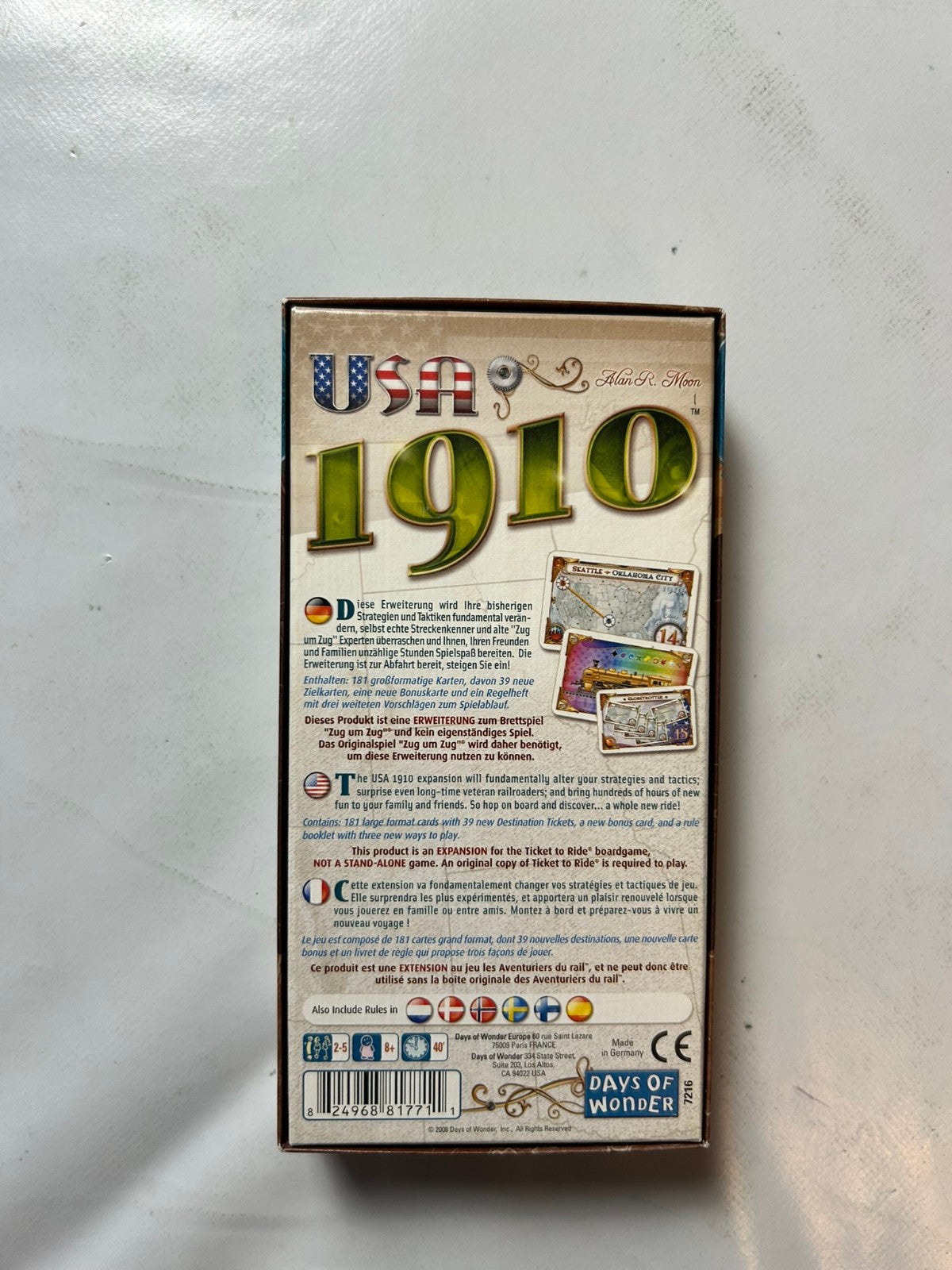 Detailfoto 8 – SKU A9190 – Gesellschaftsspiel gebraucht bei Brettspielimperium