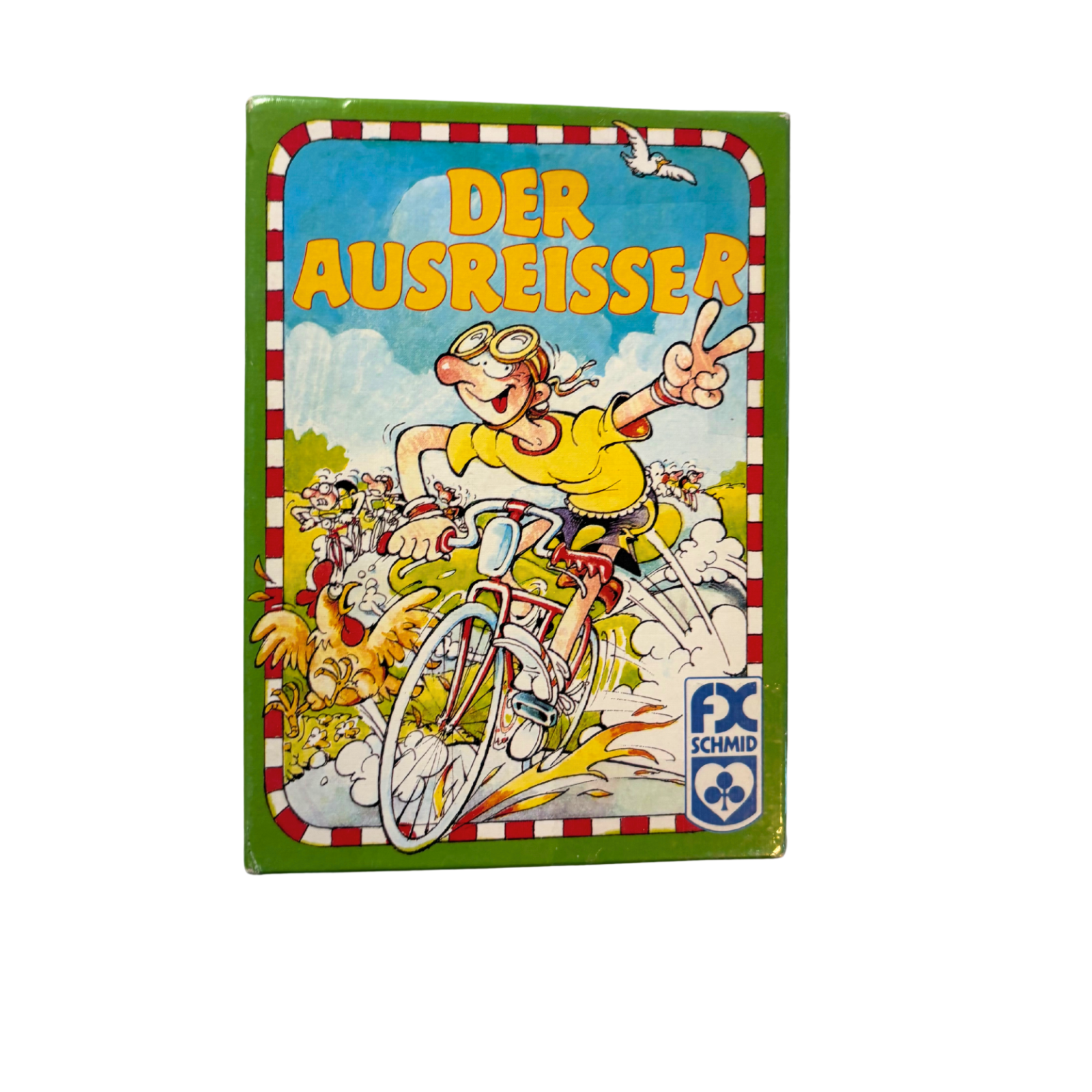 Der Ausreisser FX Schmid Spiel Vintage Kartenspiel Radrennen  Vollständig - Ansicht 1