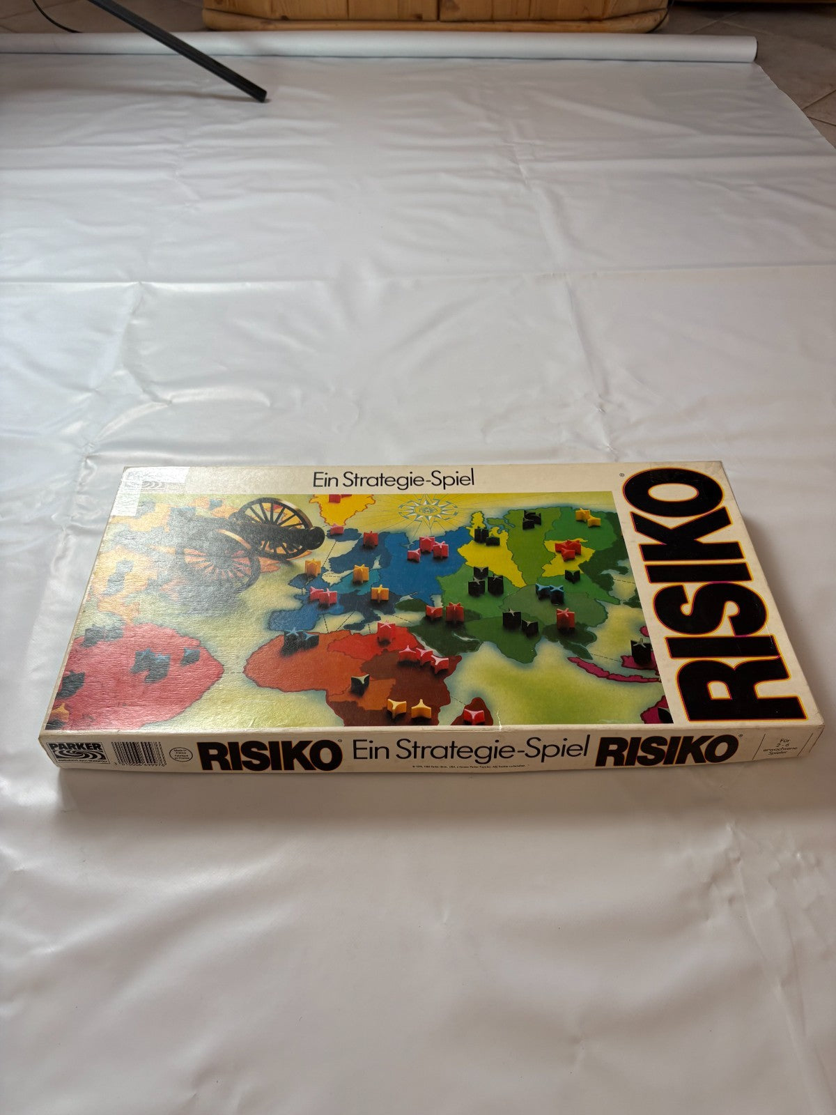 Risiko - Strategiespiel weiß Parker 1982 - Vollständig - Ansicht 3