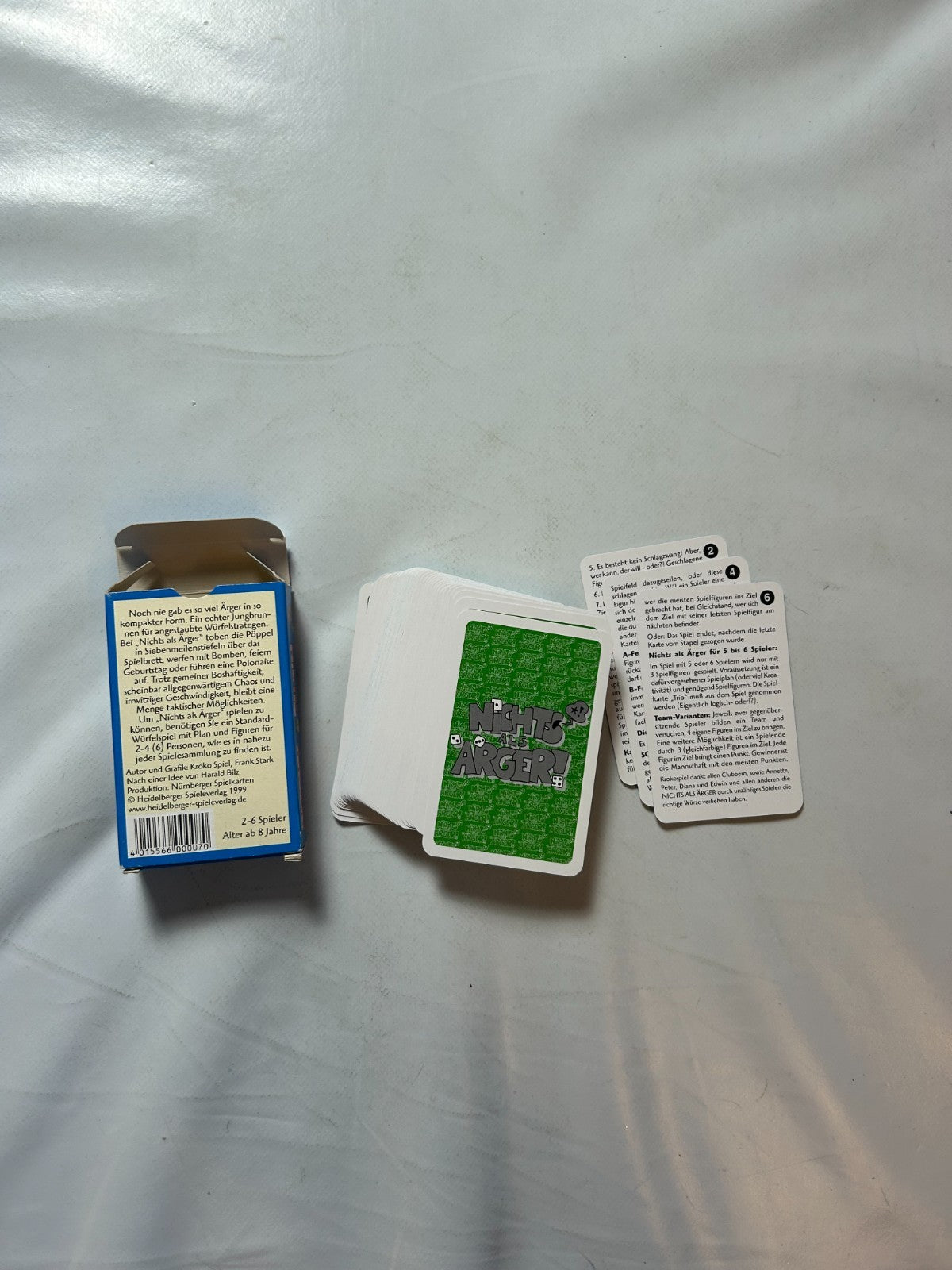 Nichts als Ärger! Kartenspiel Frank Stark  Heidelberger Spiele  Vollständig - Ansicht 6