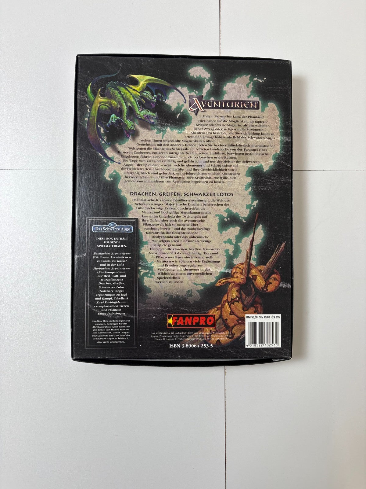 DSA Das Schwarze Auge Drachen Greifen Schwarzer Lotos Box Fanpro - Vollständig - Ansicht 8