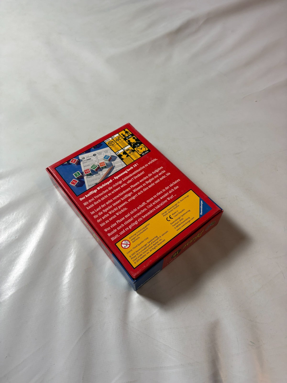 Phase 10 Würfelspiel Spiel Ravensburger Alte Version 2007  Vollständig - Ansicht 11