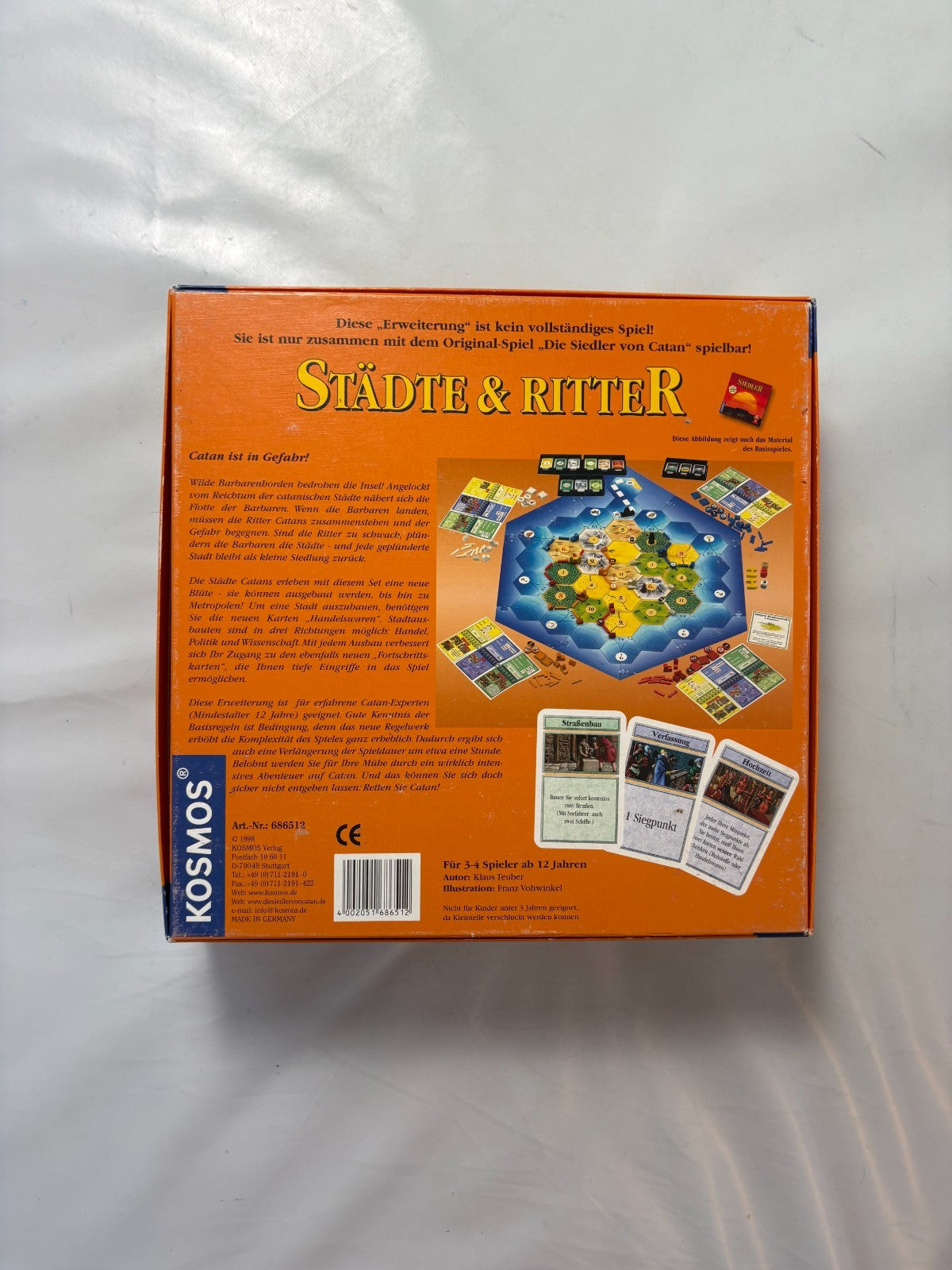 Die Siedler von Catan Städte und Ritter Erweiterung HOLZ  Vollständig - Ansicht 10