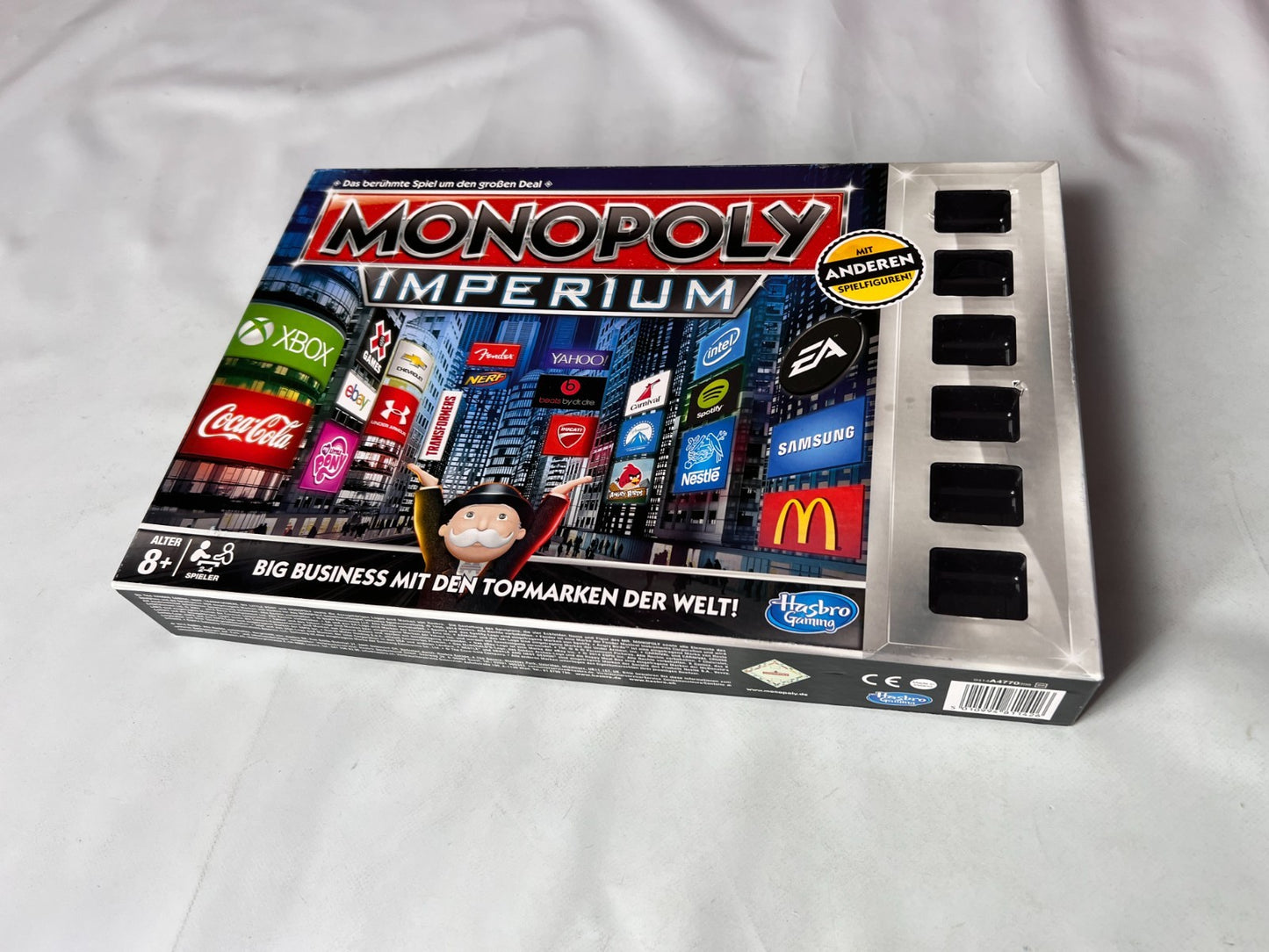 Spiel Monopoly Imperium silber Topmarken DER WELT Hasbro vollständig - Ansicht 8