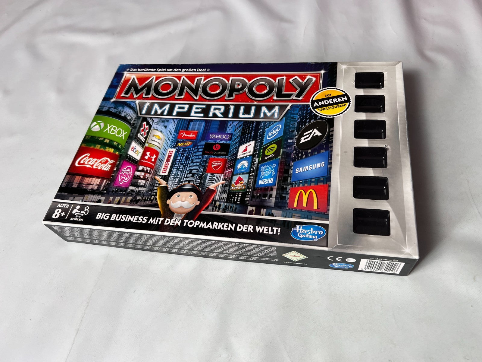 Spiel Monopoly Imperium silber Topmarken DER WELT Hasbro vollständig - Ansicht 8