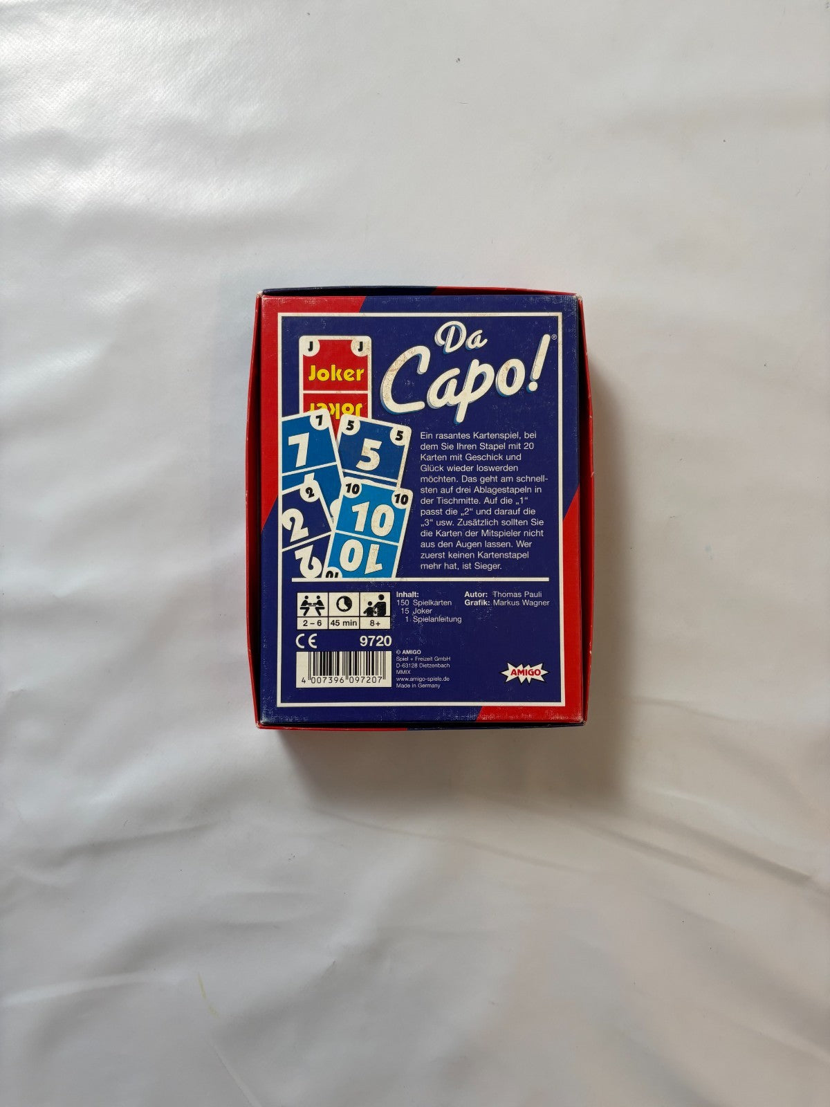 DA CAPO! - Amigo Kartenspiel 9720 Pauli - Vollständig - Ansicht 9