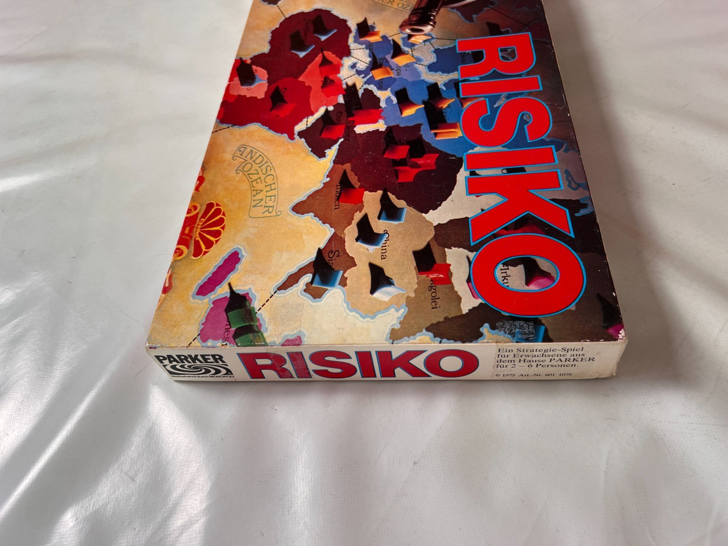 Brettspiel - RISIKO ERSTAUSGABE Schwarz - PARKER 1975 - Vollständig - Ansicht 8