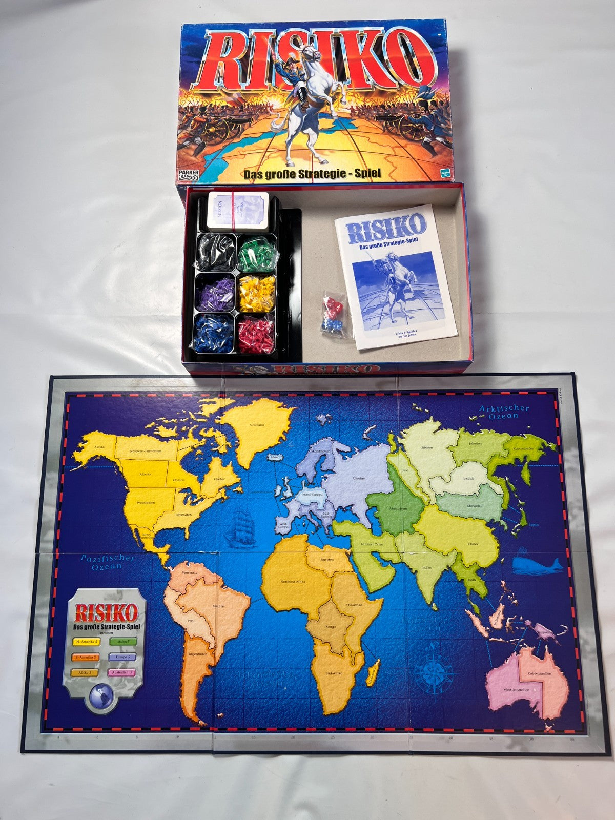 Brettspiel  Risiko  Parker 2000  Vollständig - Ansicht 2