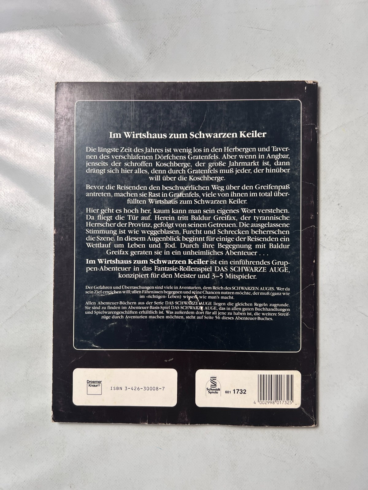 Detailfoto 4 – SKU A13403 – Rollenspiel-Buch gebraucht bei Brettspielimperium