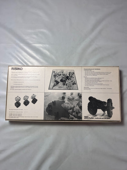 Brettspiel  RISIKO ERSTAUSGABE Schwarz  PARKER 1975  Vollständig - Ansicht 10