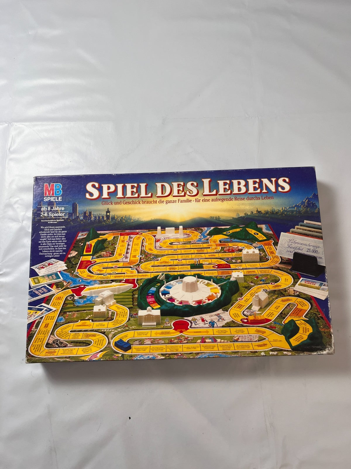 MB Spiele, Spiel des Lebens, 100 Jahre Edition, Vintage 1992, vollständig - Ansicht 9