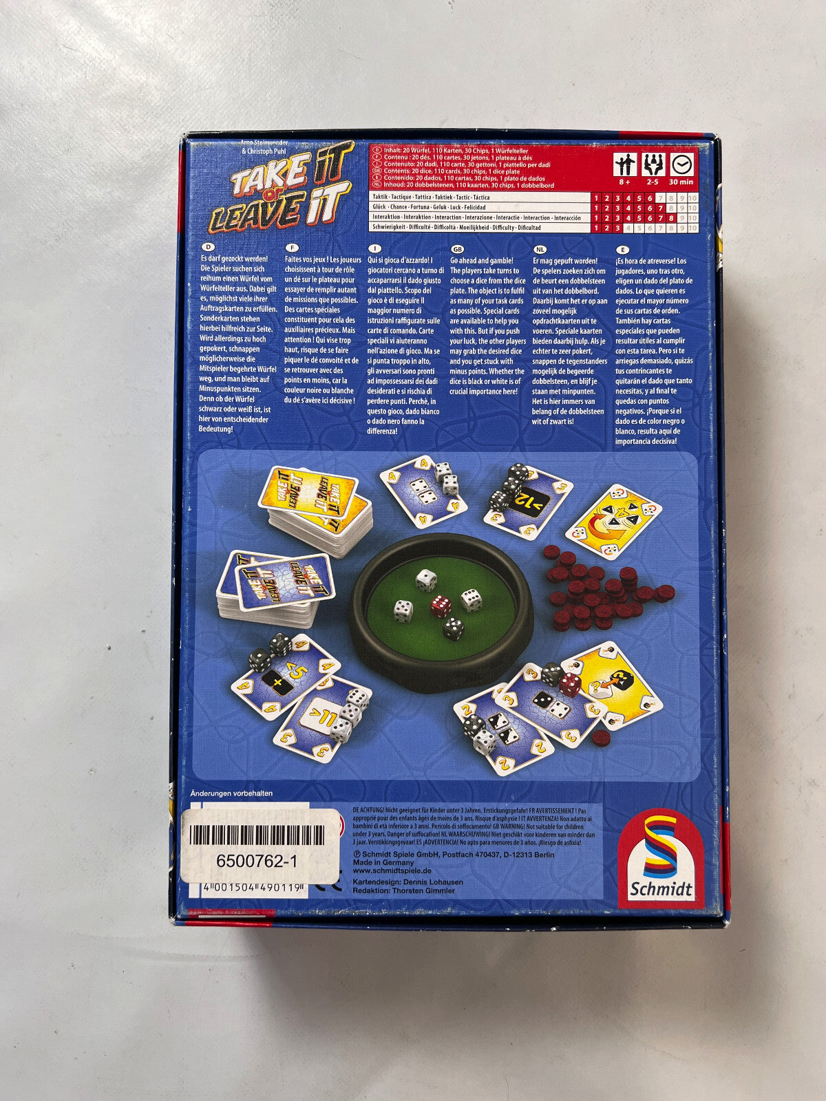 Detailfoto 8 – SKU A8589 – Gesellschaftsspiel gebraucht bei Brettspielimperium