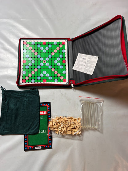 Scrabble Reise  Kunstleder Mappe Mattel  Unbespielt - Ansicht 2