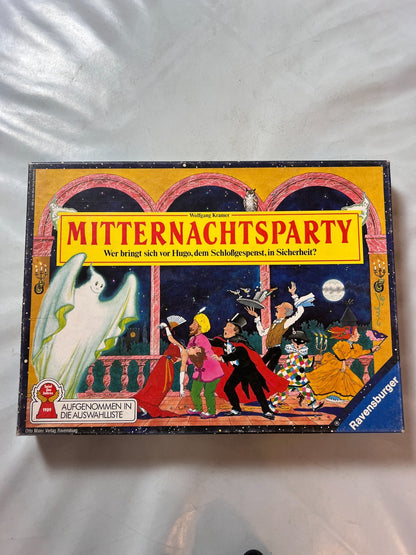 Gesellschaftsspiel  Mitternachtsparty  Ravensburger 1989  Vollständig - Ansicht 4