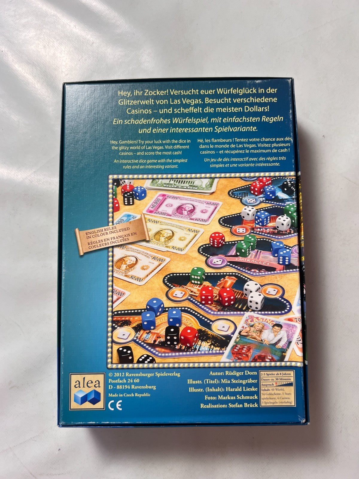 Las Vegas Brettspiel Würfelspiel Rüdiger Dorn Ravensburger 2012  Vollständig - Ansicht 8
