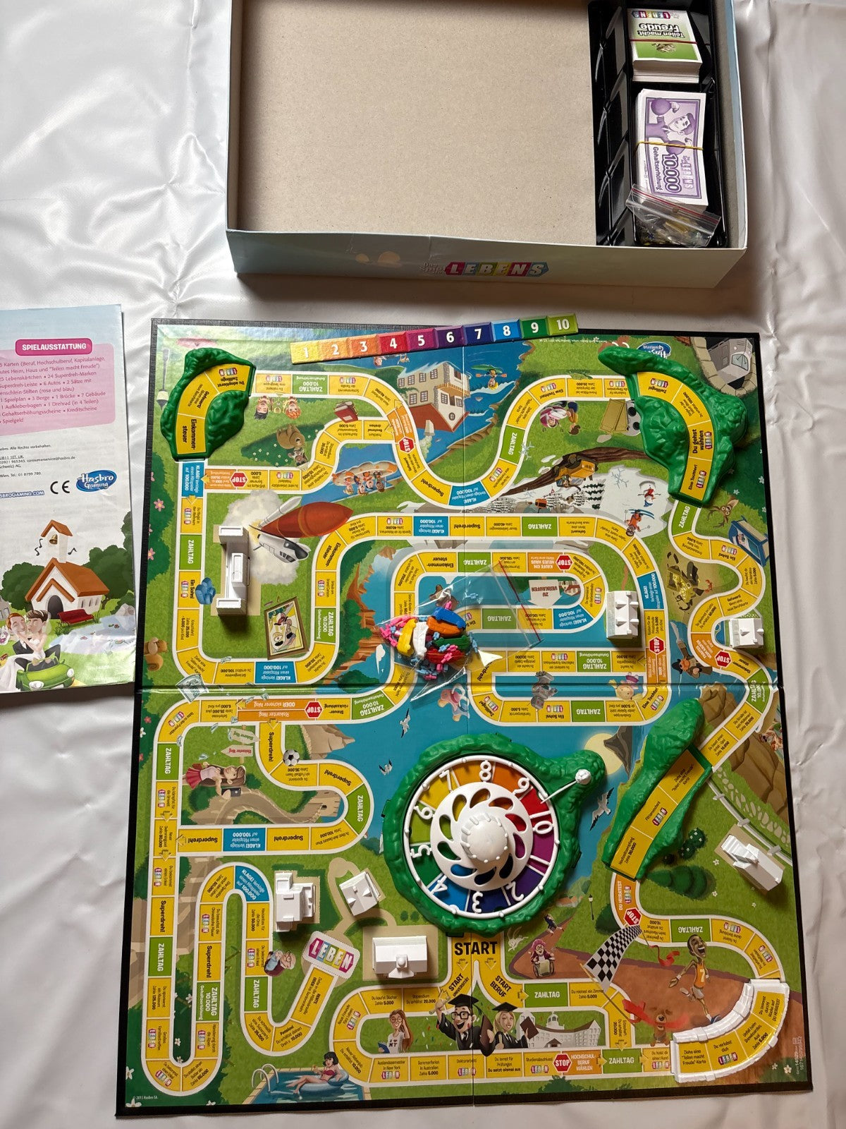Das Spiel des Lebens Original Hasbro 2015 Brettspiel - Vollständig - Ansicht 10
