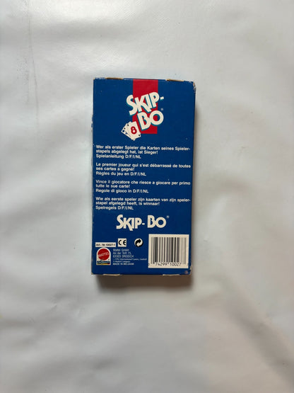 Skip Bo Kartenspiel Mattel blau rote Ausgabe 1992  - vollständig - Ansicht 9