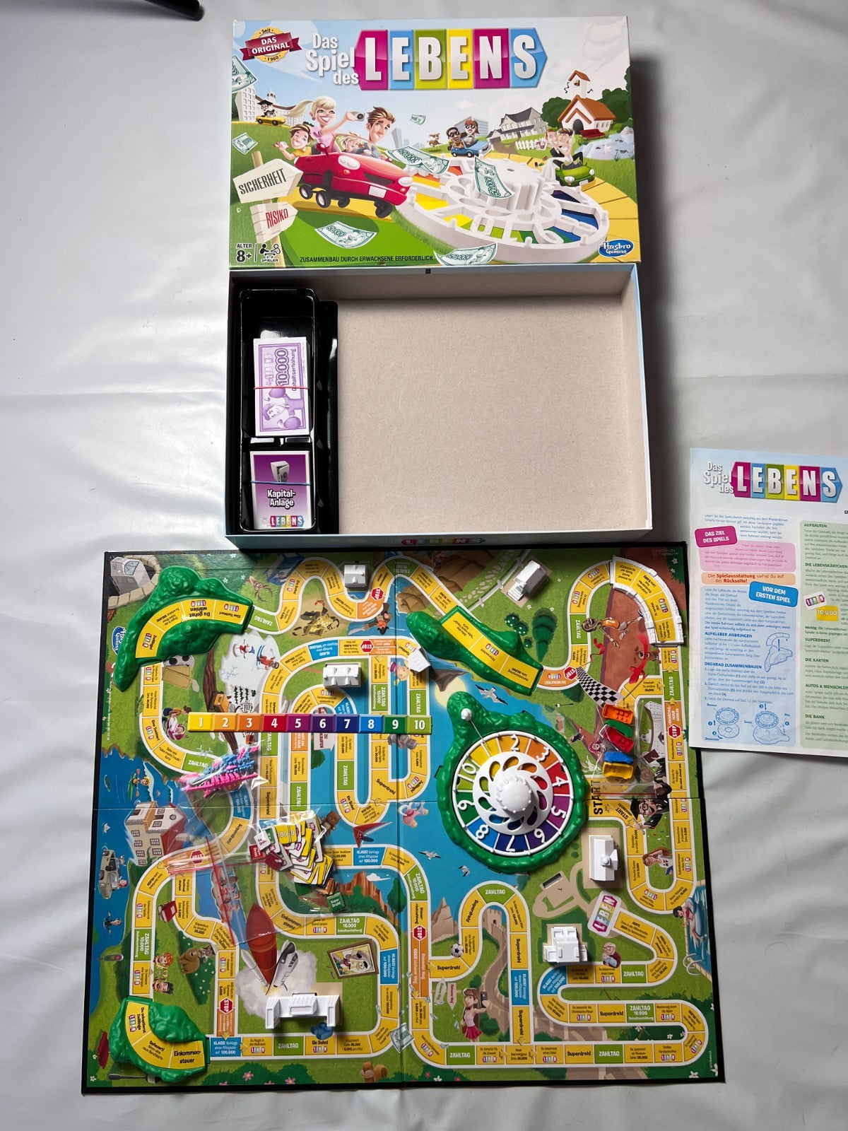 Das Spiel des Lebens Original Hasbro 2015 Brettspiel  Vollständig - Ansicht 2