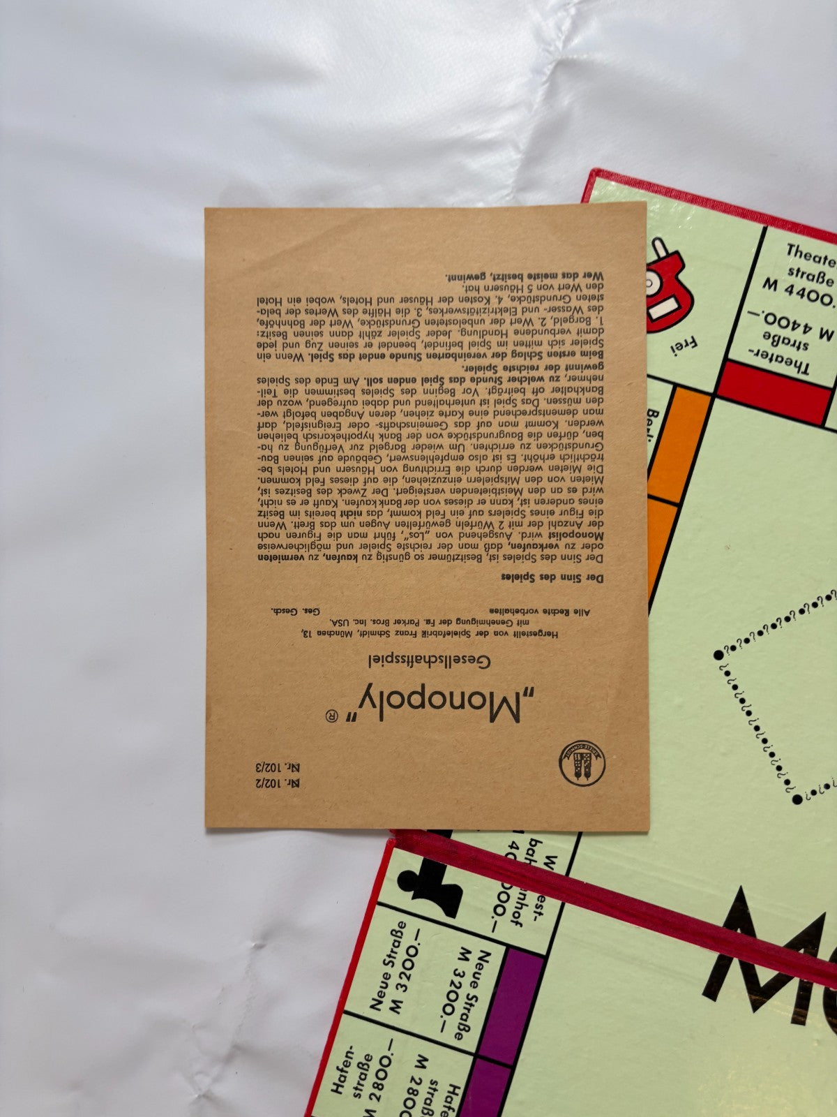 Monopoly Brettspiel Spiele Schmidt silber Vintage alt 60er Holz - Vollständig - Ansicht 9