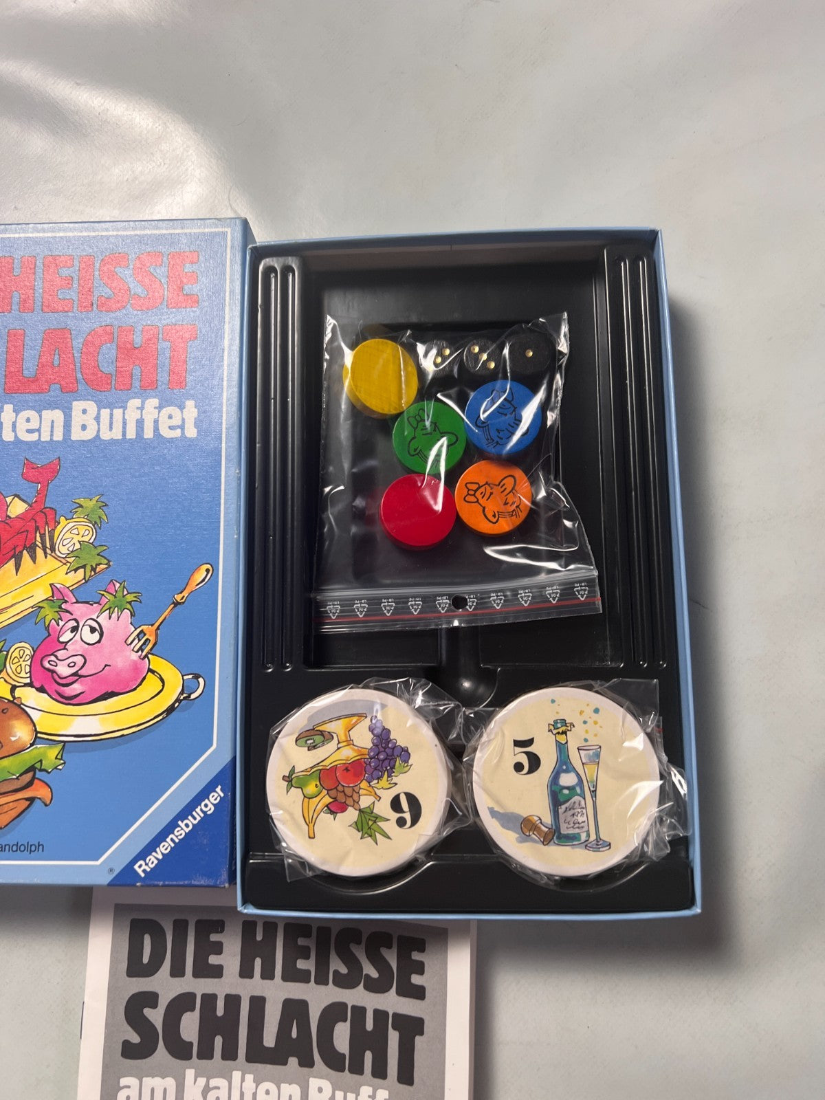 Die heisse Schlacht am kalten Buffet  Ravensburger 1990  Vollständig - Ansicht 3