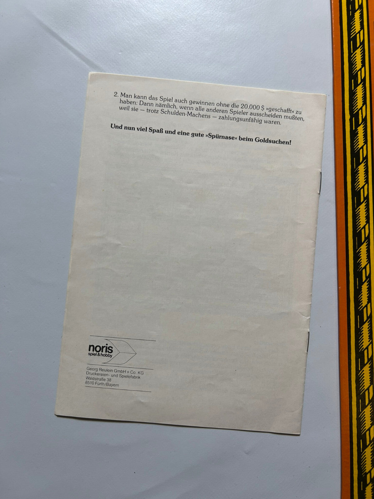 Detailfoto 11 – SKU A7325 – Gesellschaftsspiel gebraucht bei Brettspielimperium