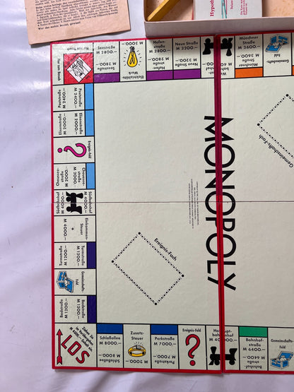 Monopoly Brettspiel Spiele Schmidt silber Vintage alt 60er Holz - Vollständig - Ansicht 3