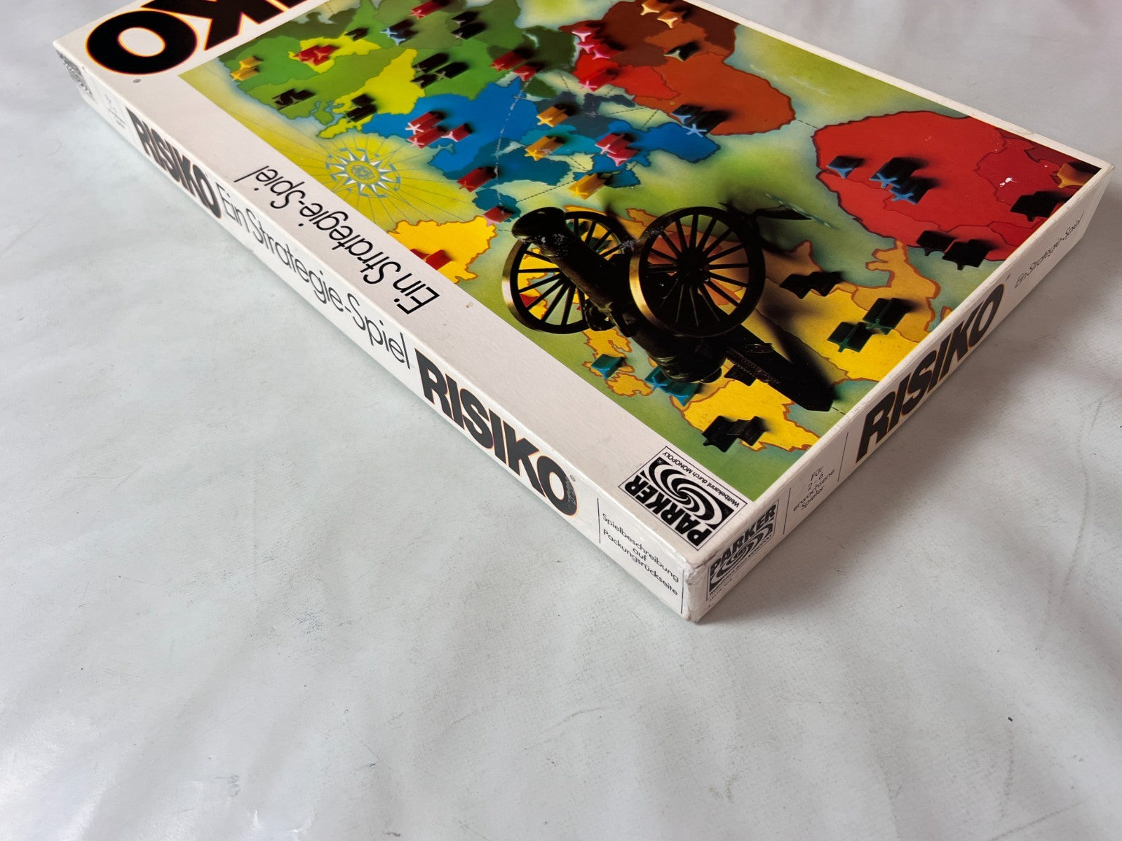 Brettspiel - Risiko - Strategiespiel weiße Ausgabe Parker 1982 - Vollständig - Ansicht 6