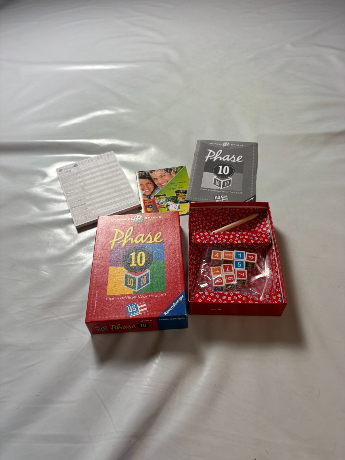 Phase 10 Würfelspiel Spiel Ravensburger Alte Version 2007  Vollständig - Ansicht 7