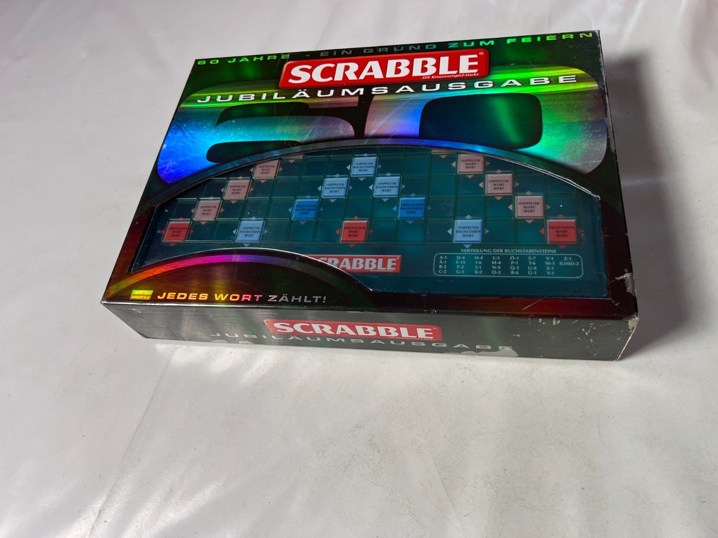 Scrabble Jubiläumsausgabe 60 Jahre Mattel Brettspiel Spiel  Vollständig - Ansicht 9