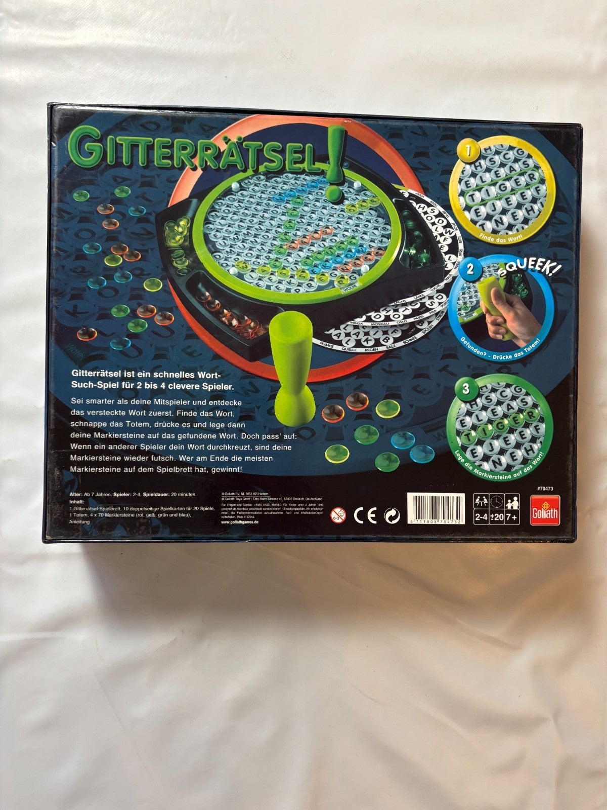 Gitterrätsel Goliath 70473 Brettspiel Gesellschaftsspiel - Vollständig - Ansicht 10