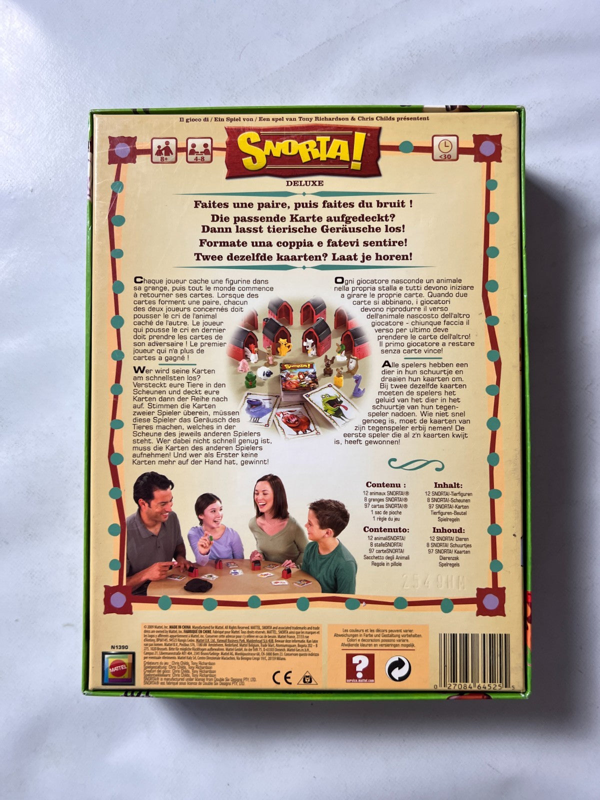 Snorta! Deluxe  Brettspiel Gesellschaftsspiel  Mattel 2009  vollständig - Ansicht 9
