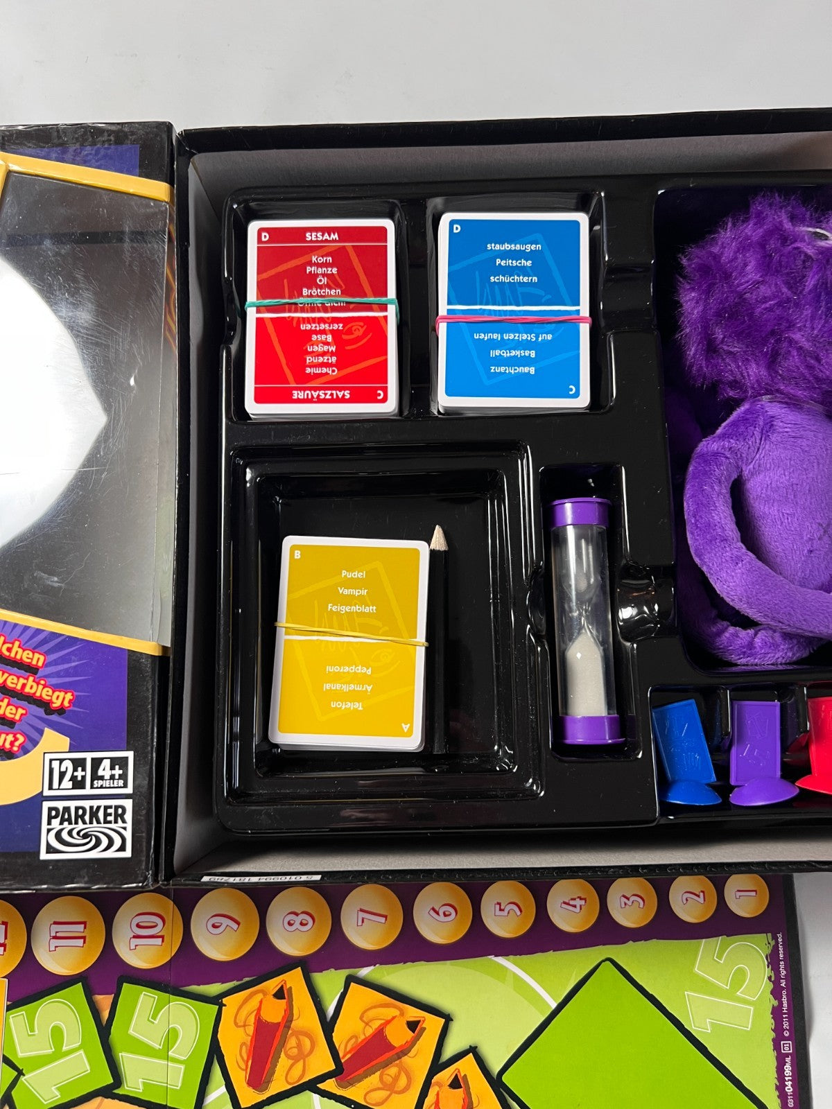 TABU XXL Parker  4 verschiedene TabuVarianten  Vollständig - Ansicht 3