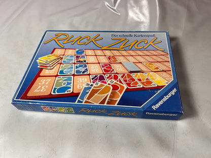 Ruck Zuck der schnelle Kartenspaß - Ravensburger Legespiel 1987 -Vollständig - Ansicht 3