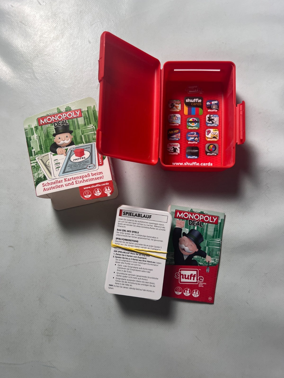 MONOPOLY DEAL SHUFFLE Hasbro 2017 Kartenspiel Spiel  Vollständig - Ansicht 10