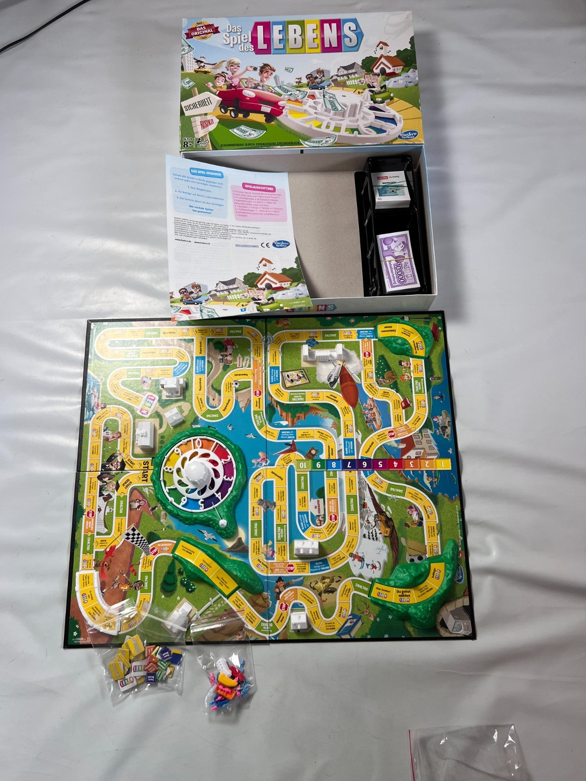 Das Spiel des Lebens Original Hasbro 2015 Brettspiel  Vollständig - Ansicht 2