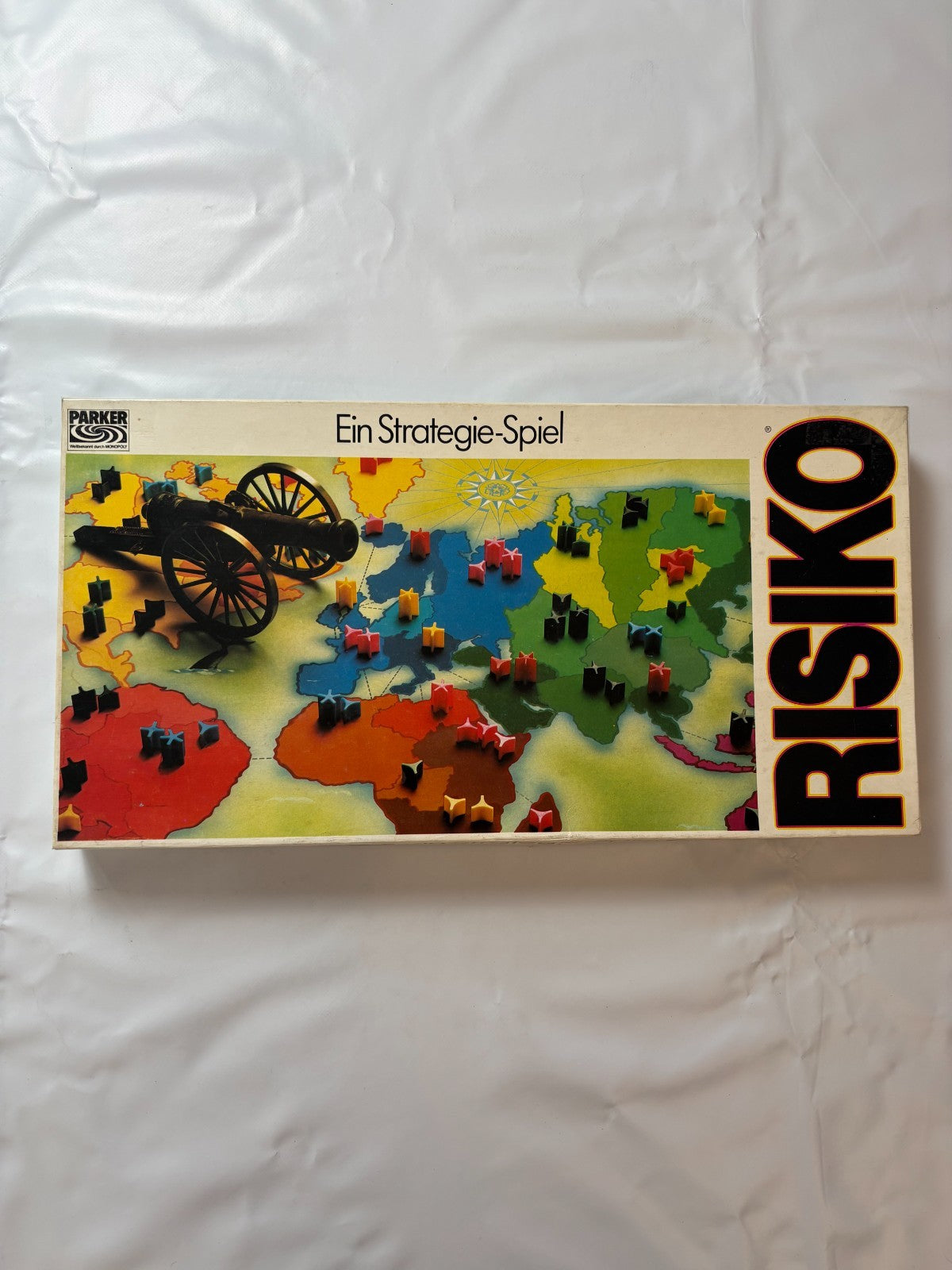 Risiko - Strategiespiel weiß Parker 1982 - Vollständig - Ansicht 2