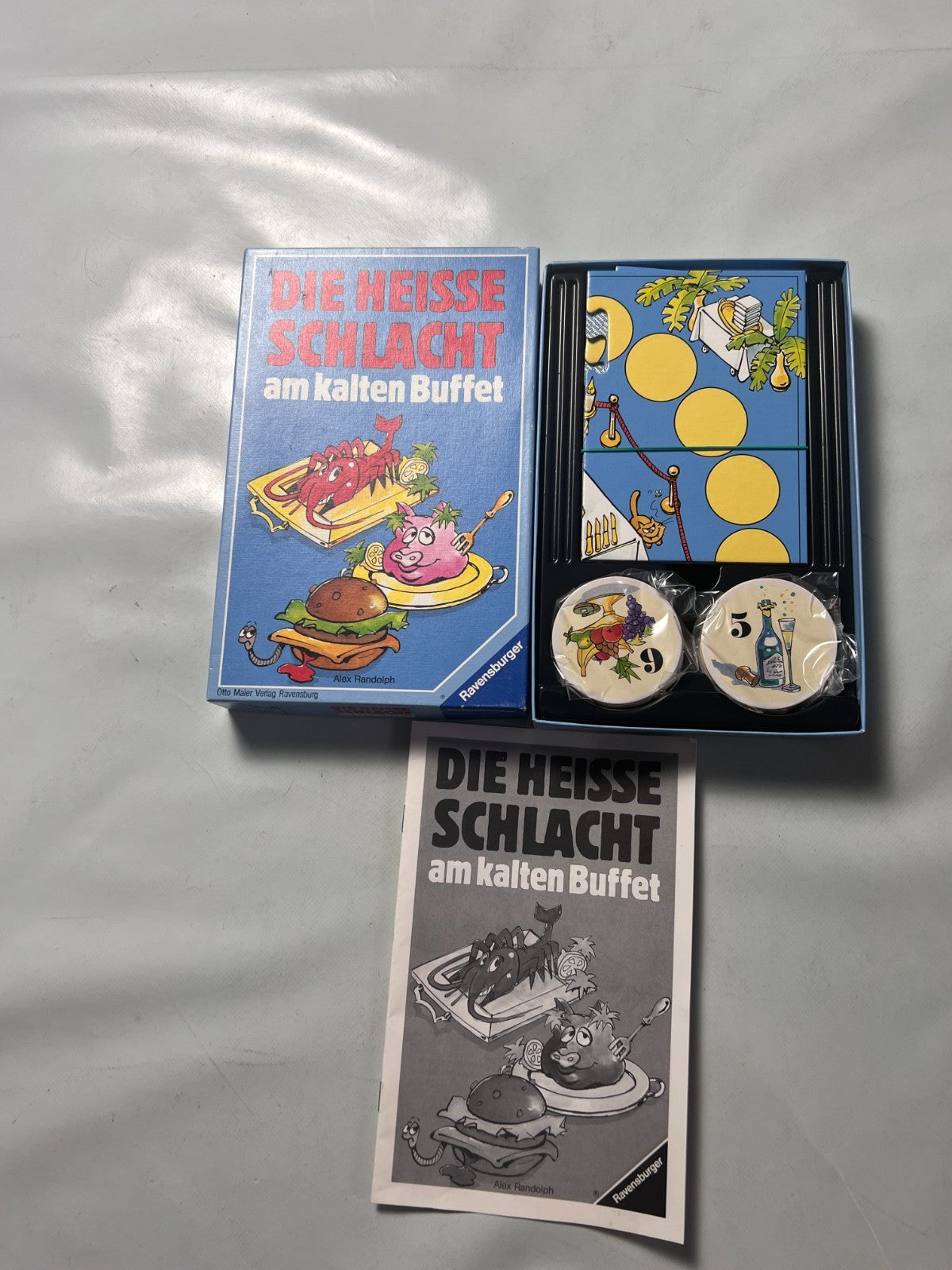 Die heisse Schlacht am kalten Buffet  Ravensburger 1990  Vollständig - Ansicht 2
