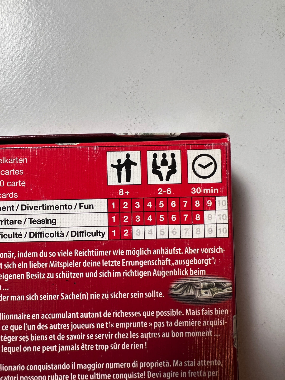 Detailfoto 11 – SKU A7545 – Kartenspiel gebraucht bei Brettspielimperium